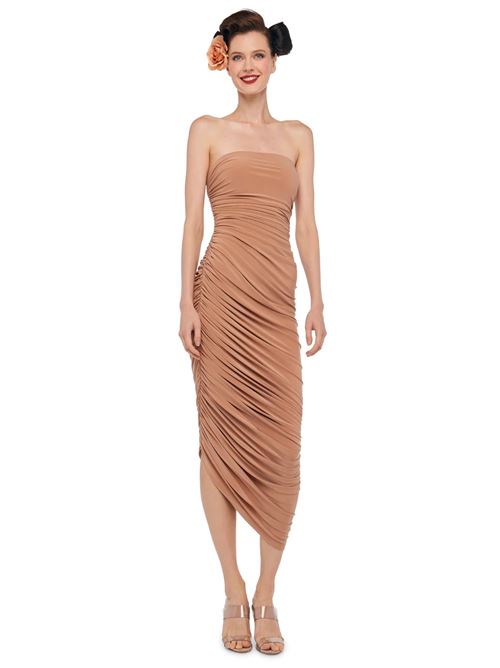 strapless diana gown NORMA KAMALI | KK1253PLB33833CAPPUCCINO